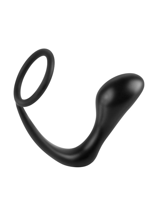 Anal Fantasy Collection Ass-Gasm Cockring Plug - Black