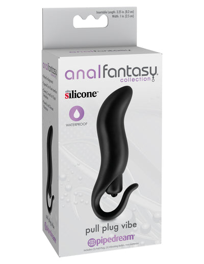 Anal Fantasy Collection Pull Plug Vibe - Black