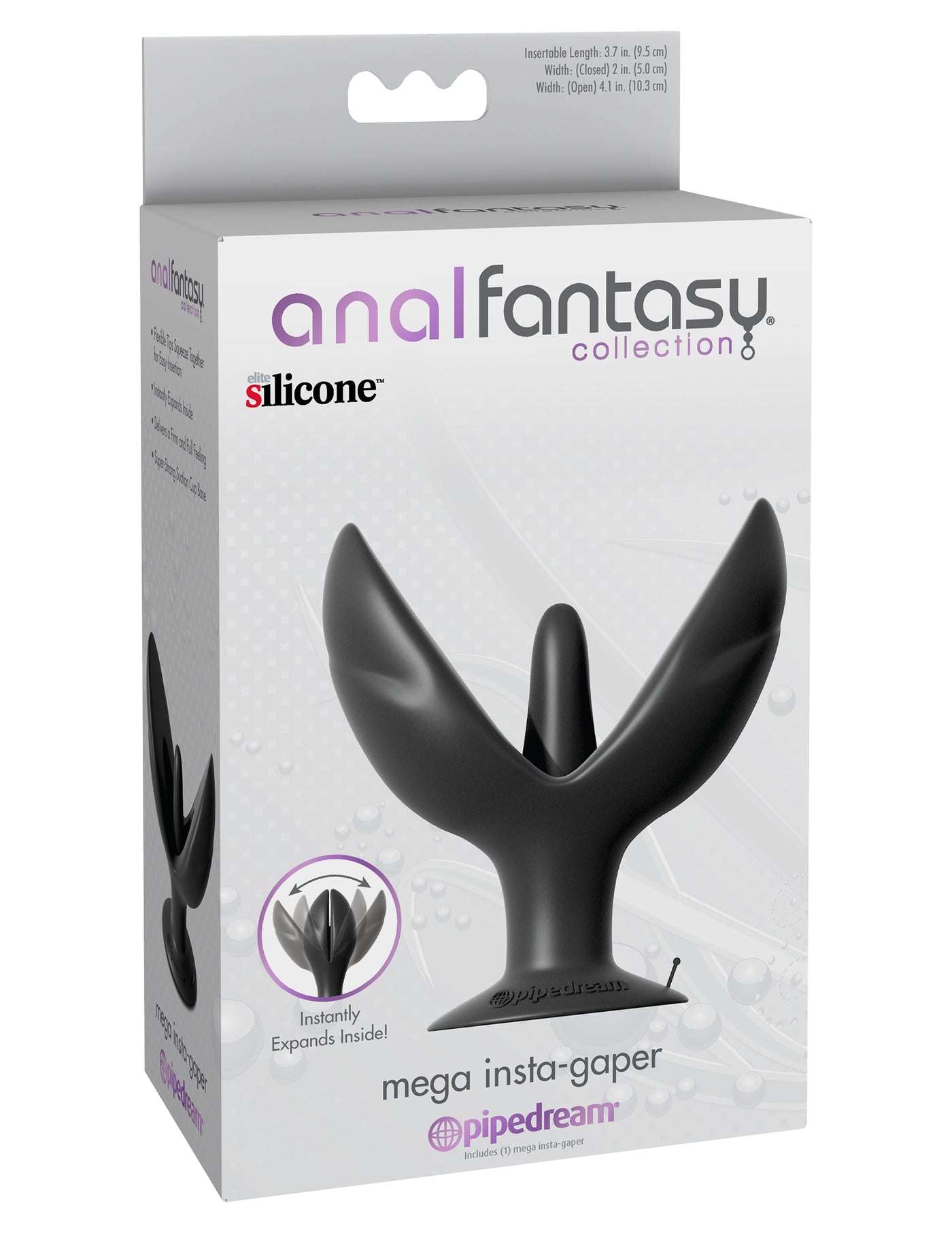 Anal Fantasy Collection Mega Insta-Gaper - Black