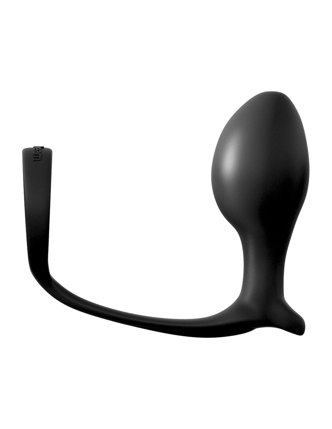 Anal Fantasy Collection Ass-Gasm Cock Ring Advanced Plug - Black