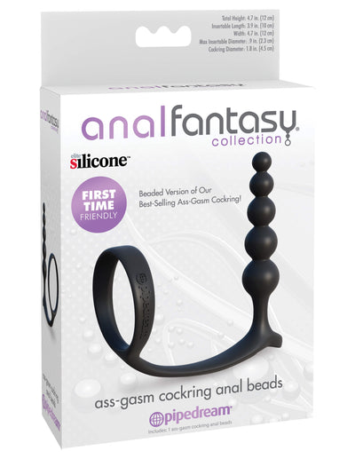 Anal Fantasy Collection Ass-gasm Cockring Anal Beads