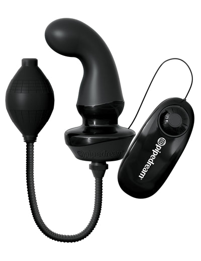 Anal Fantasy Elite Inflatable P-Spot Massager - Black