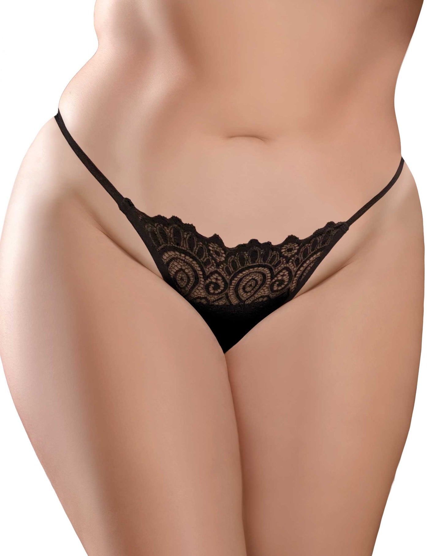 Hookup Panties Remote Lace Peek-a-Boo XL-XXL