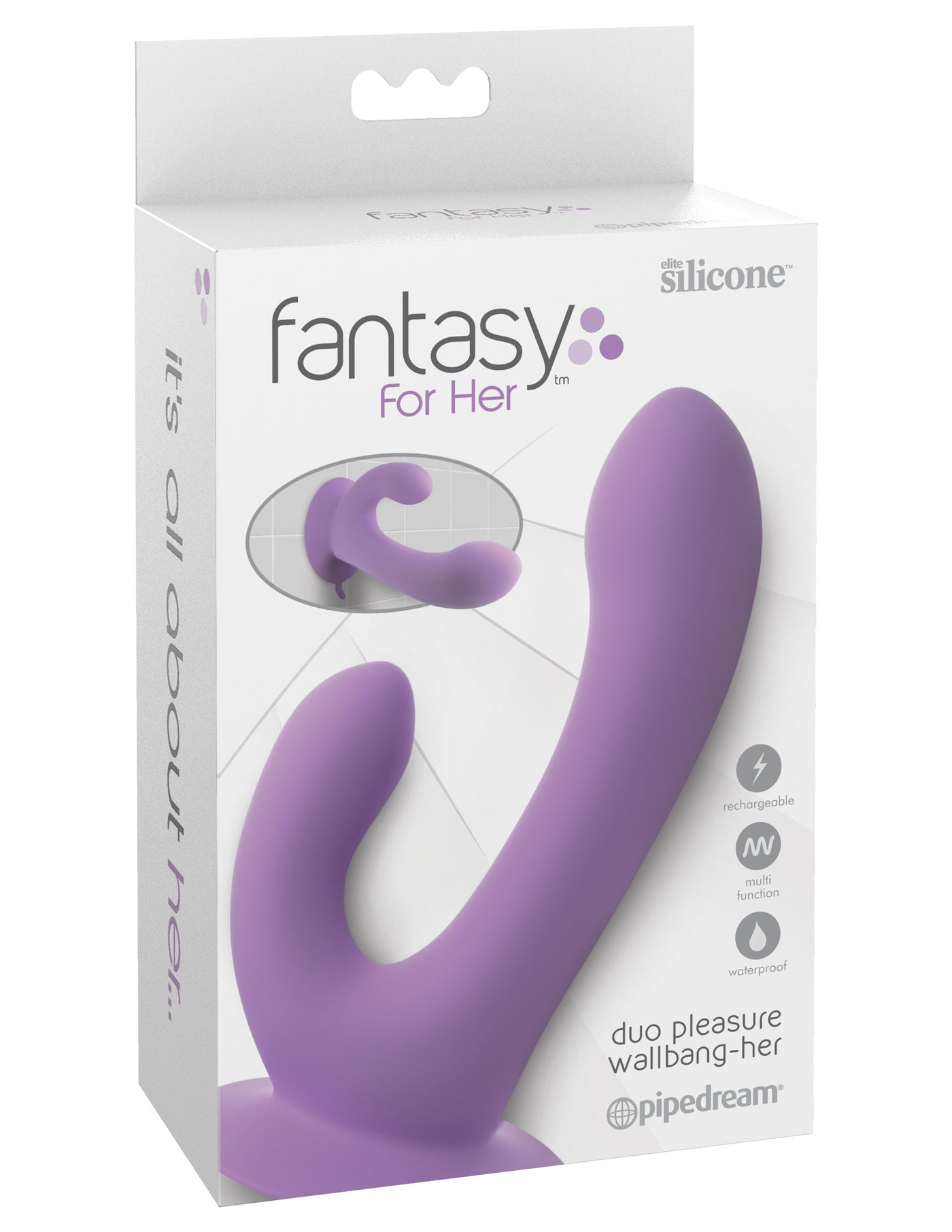 Fantasy For Her Duo Pleasure Wallbang-Her - Purple