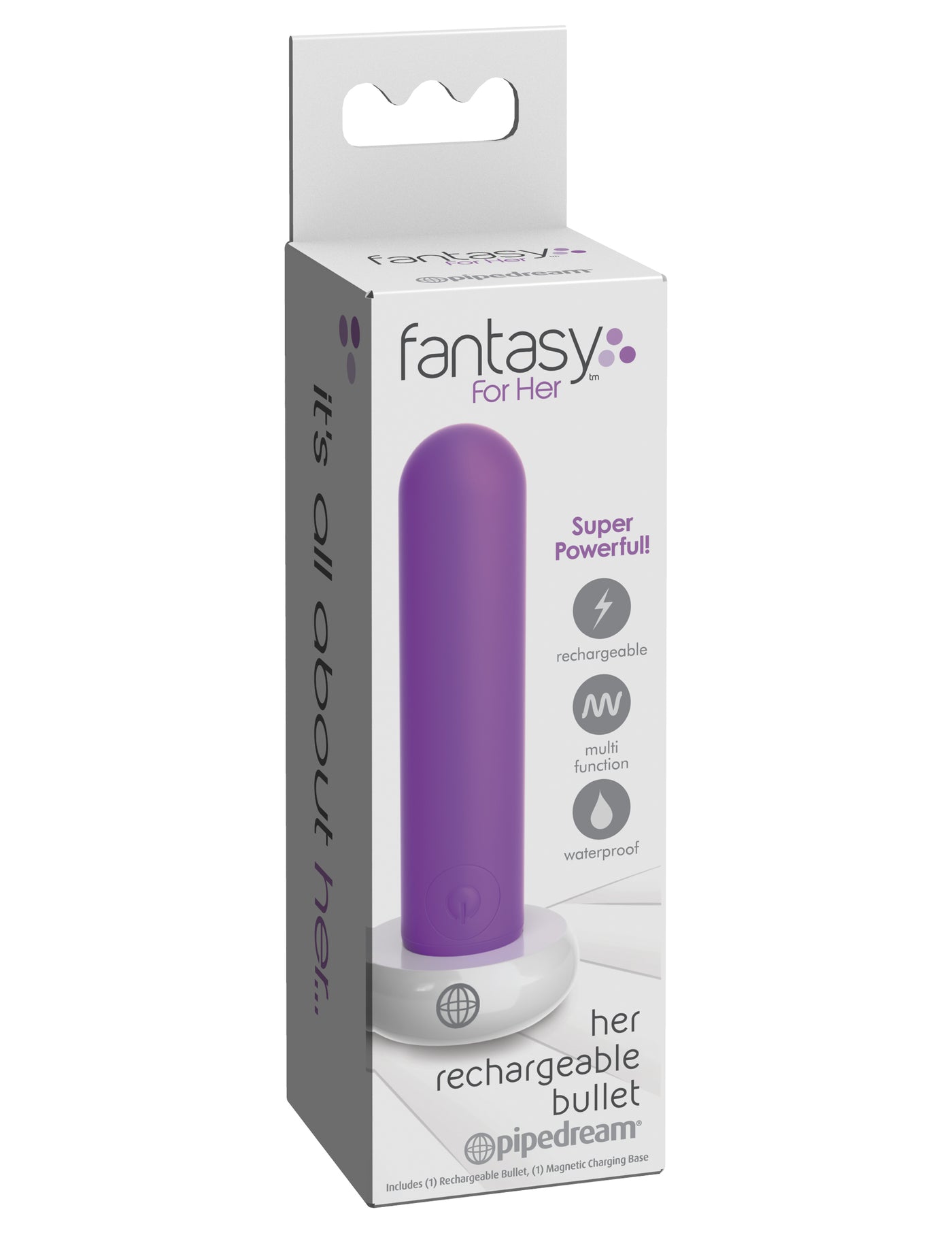 Fantasy For Her Her Rechargeable Bullet - Purple