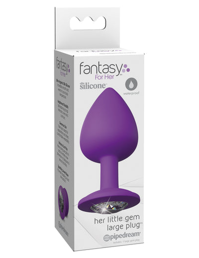 Fantasy For Her Little Gem Large Plug - Purple