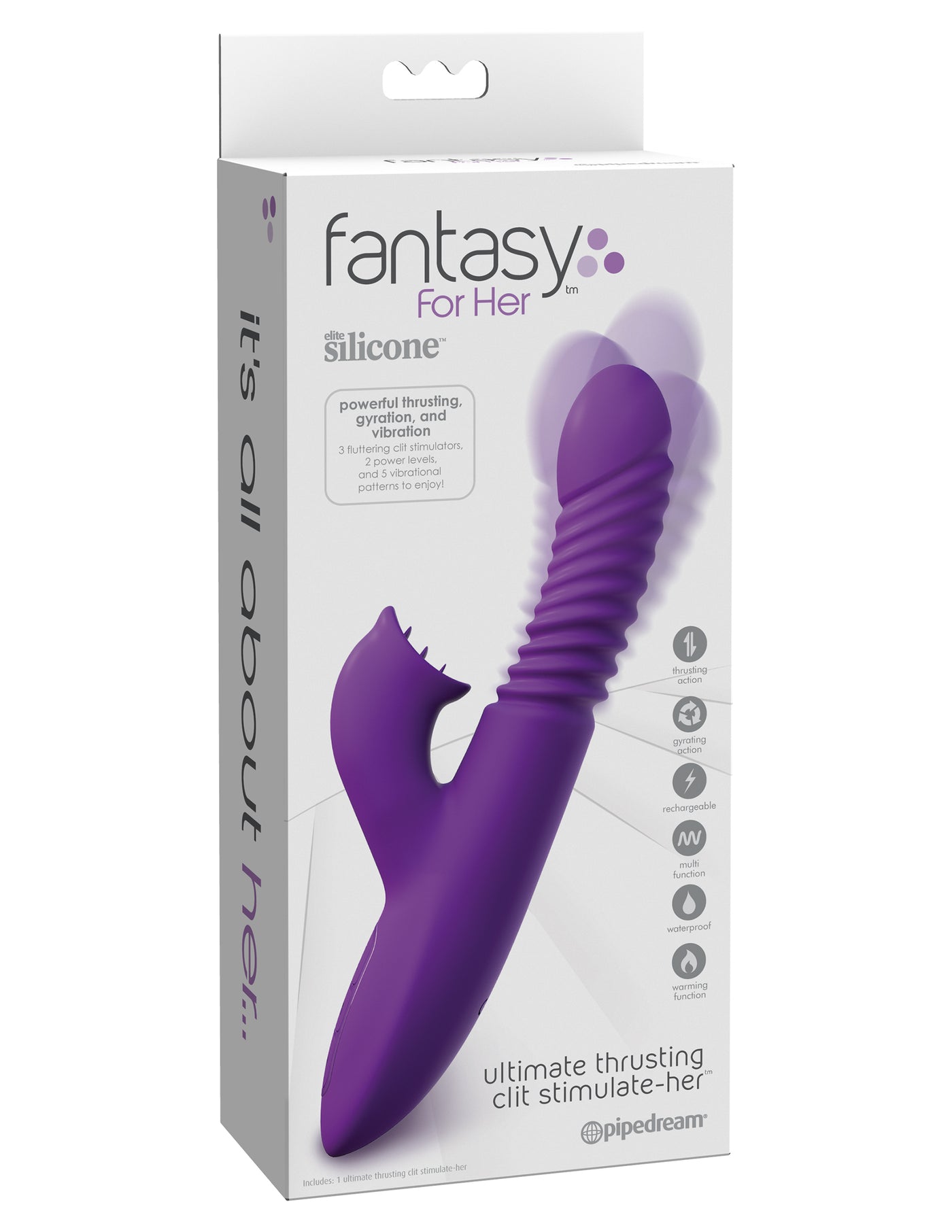 Fantasy For Her Ultimate Thrusting Clit Stimulate-Her - Purple