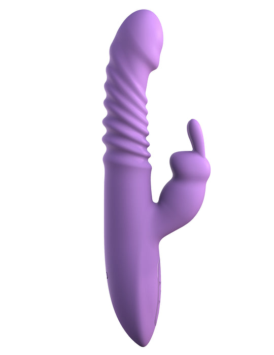 Fantasy For Her Her Thrusting Silicone Rabbit - Purple