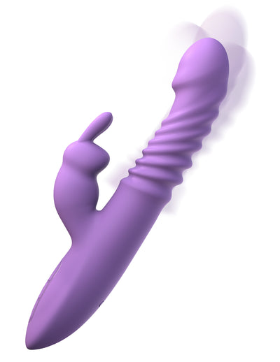 Fantasy For Her Her Thrusting Silicone Rabbit - Purple