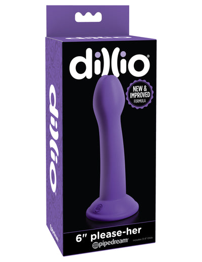 Dillio 6" Please-Her - Purple