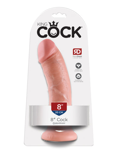 King Cock 8" Cock - Light