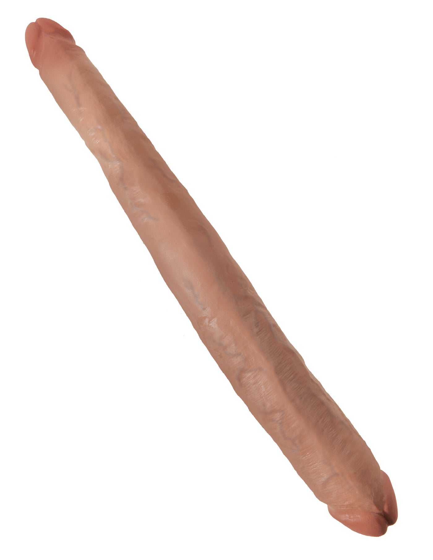 King Cock 16" Tapered Double Dildo - Tan