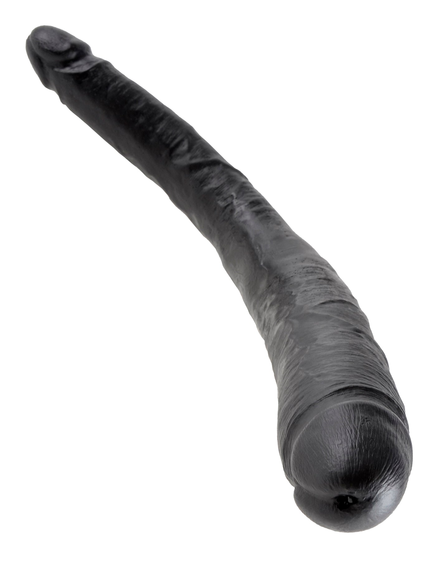 King Cock 16" Tapered Double Dildo - Black