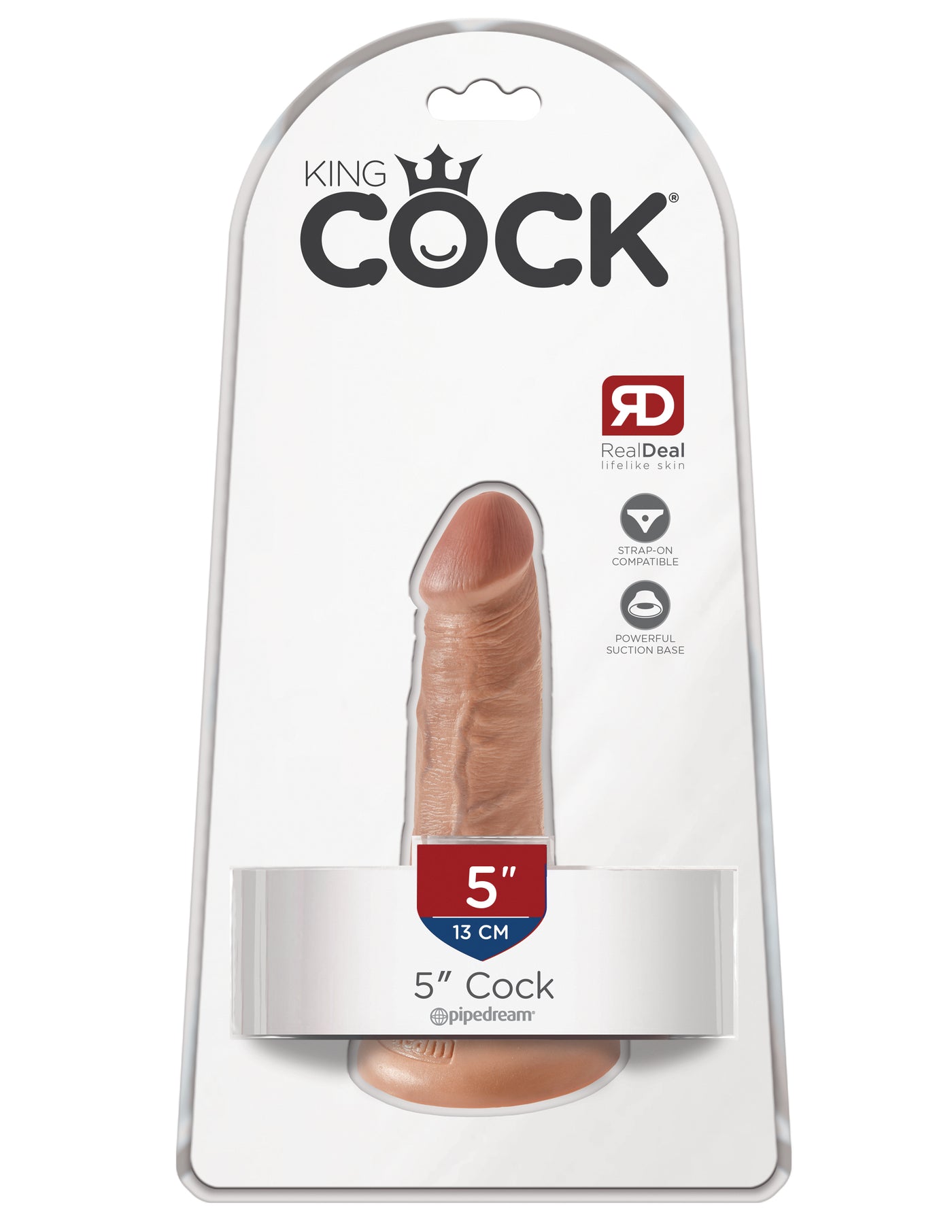 King Cock 5" Cock - Tan