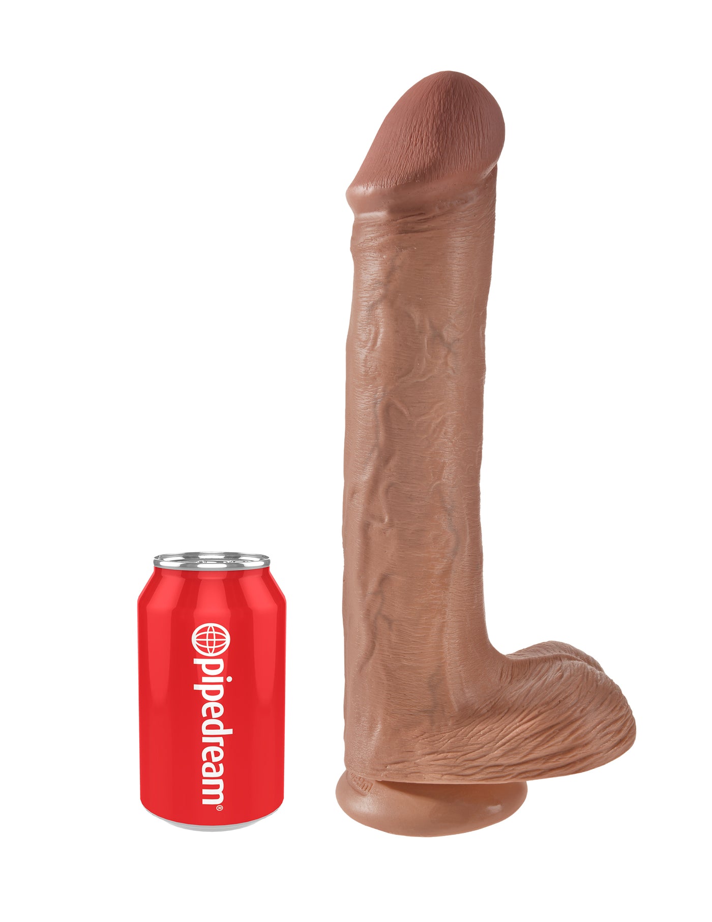 King Cock 13" Cock with Balls - Tan