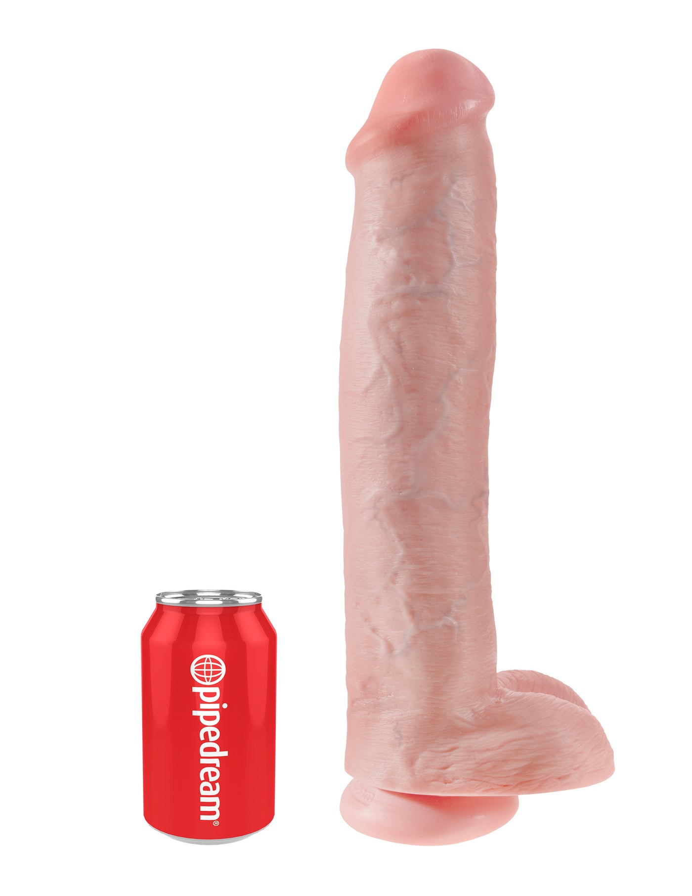 King Cock 15" Cock with Balls - Light