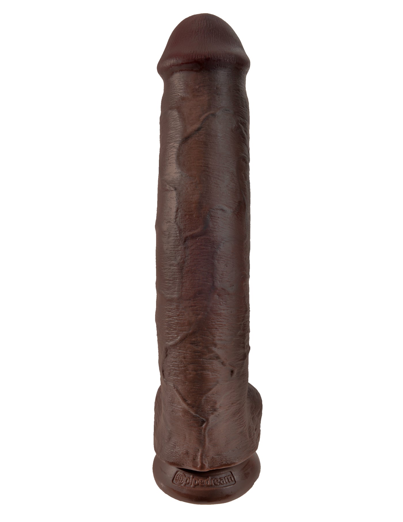 King Cock 15" Cock with Balls - Brown