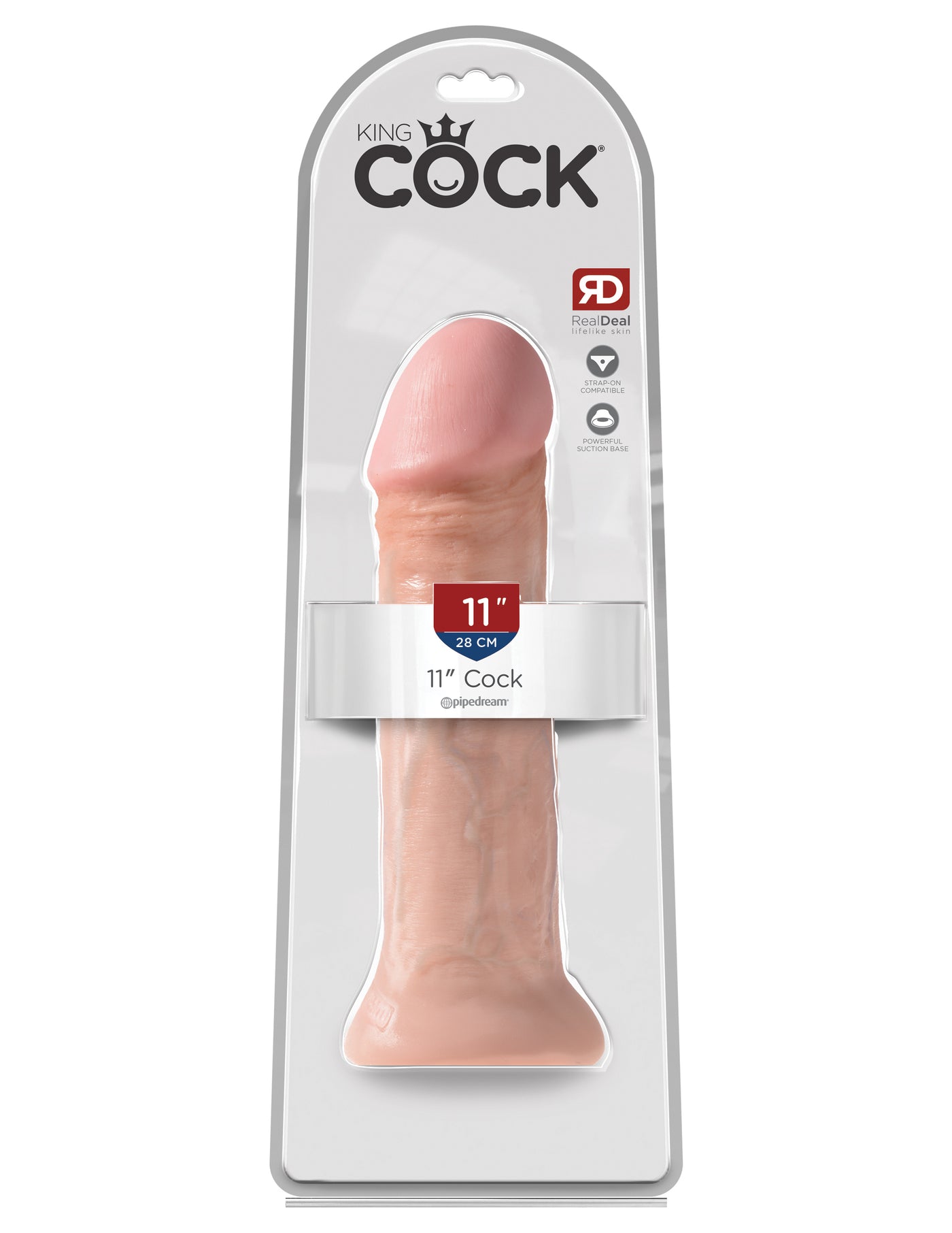 King Cock 11" Cock - Light