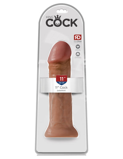 King Cock 11" Cock - Tan