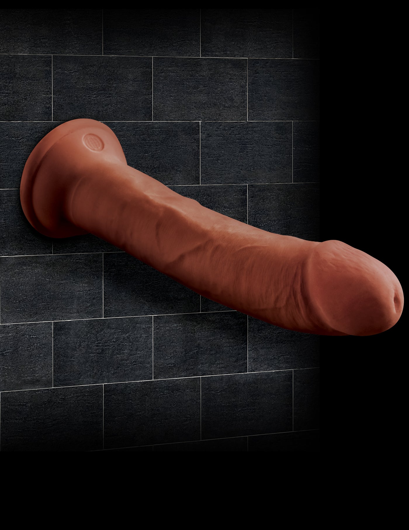 King Cock Plus 8" Triple Density Cock - Brown