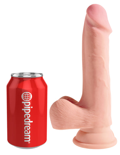 King Cock Plus 7.5" Triple Density Cock with Balls - Light