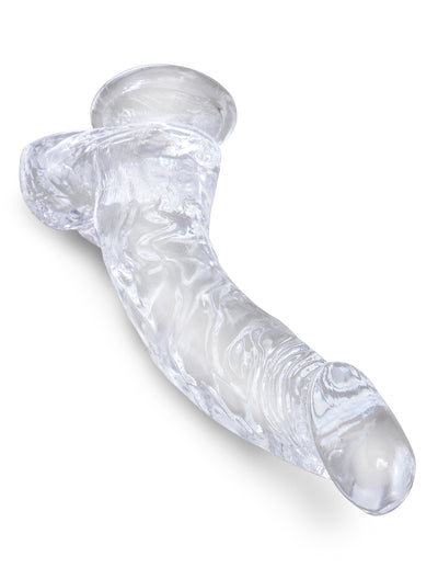 King Cock Clear 7.5" Cock with Balls