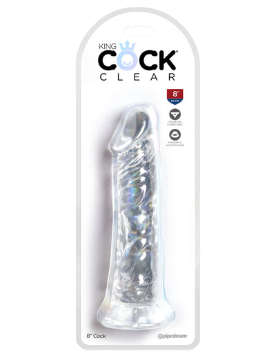 King Cock Clear 8" Cock