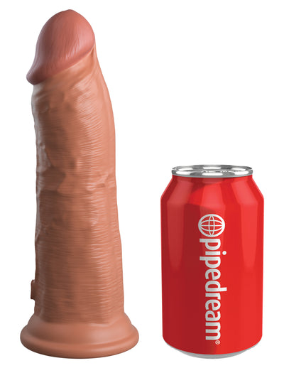 King Cock Elite 8" Silicone Dual Density Cock - Tan