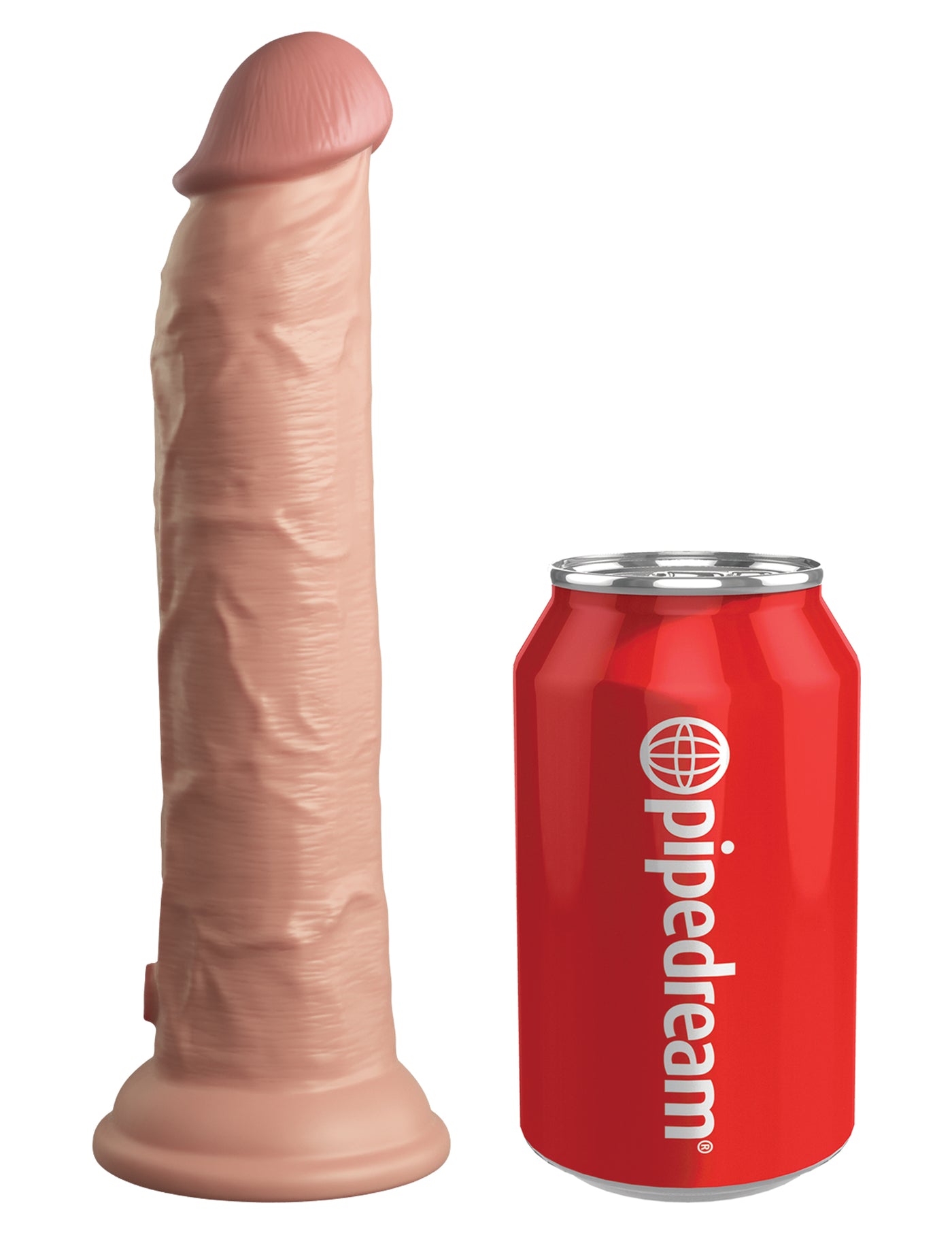 King Cock Elite 9" Silicone Dual Density Cock - Light