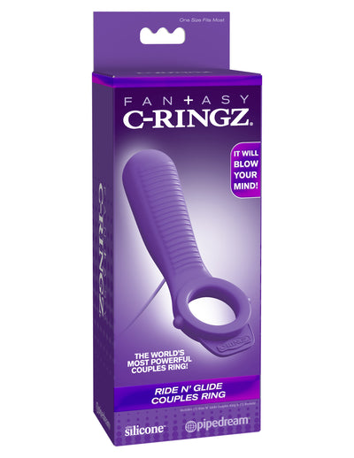 Fantasy C-Ringz Ride N' Glide Couples Ring - Purple