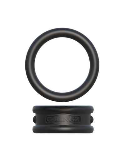 Fantasy C-Ringz Max-Width Silicone Rings - Black