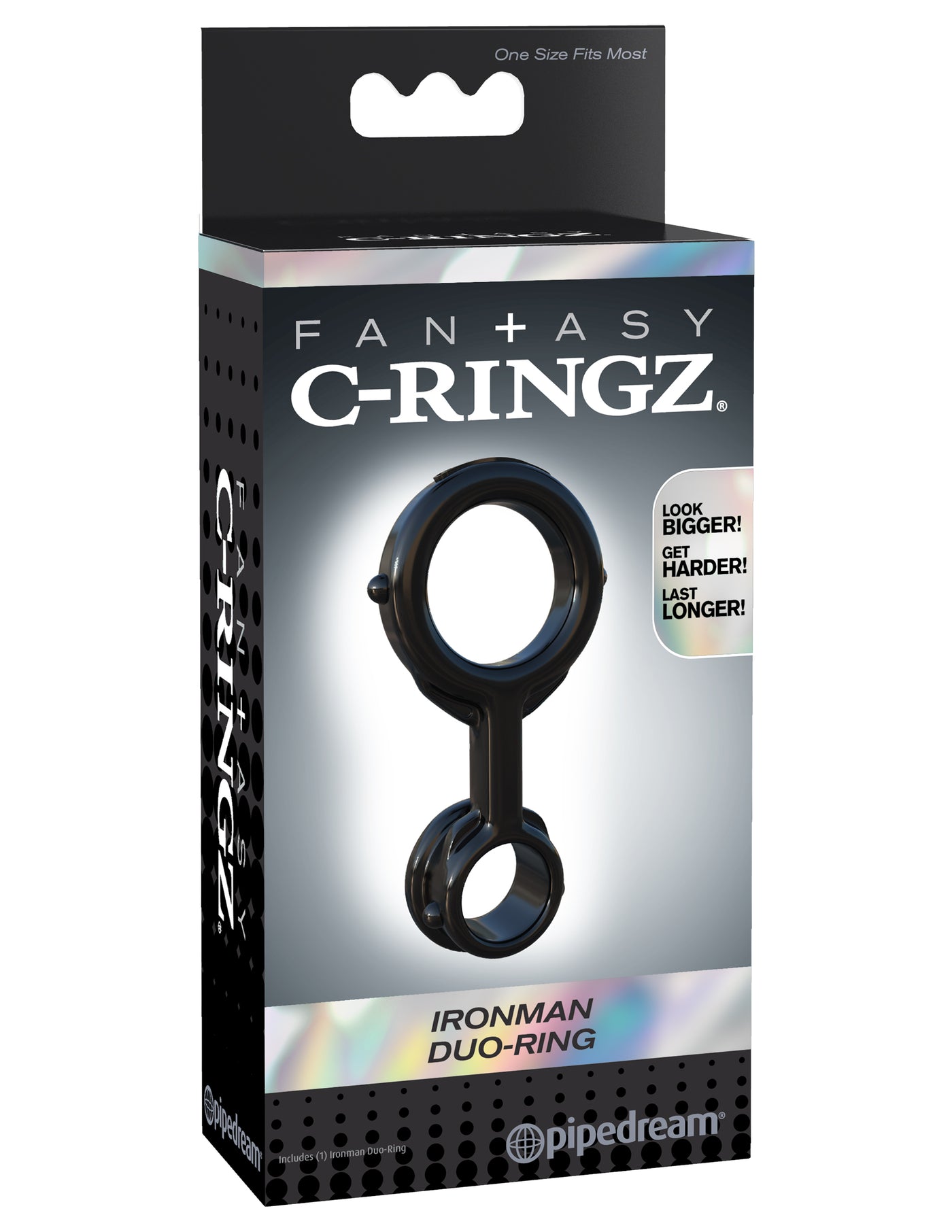 Fantasy C-Ringz Ironman Duo-Ring - Black