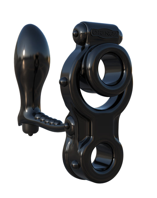 Fantasy C-Ringz Ironman Ass-Gasm - Black