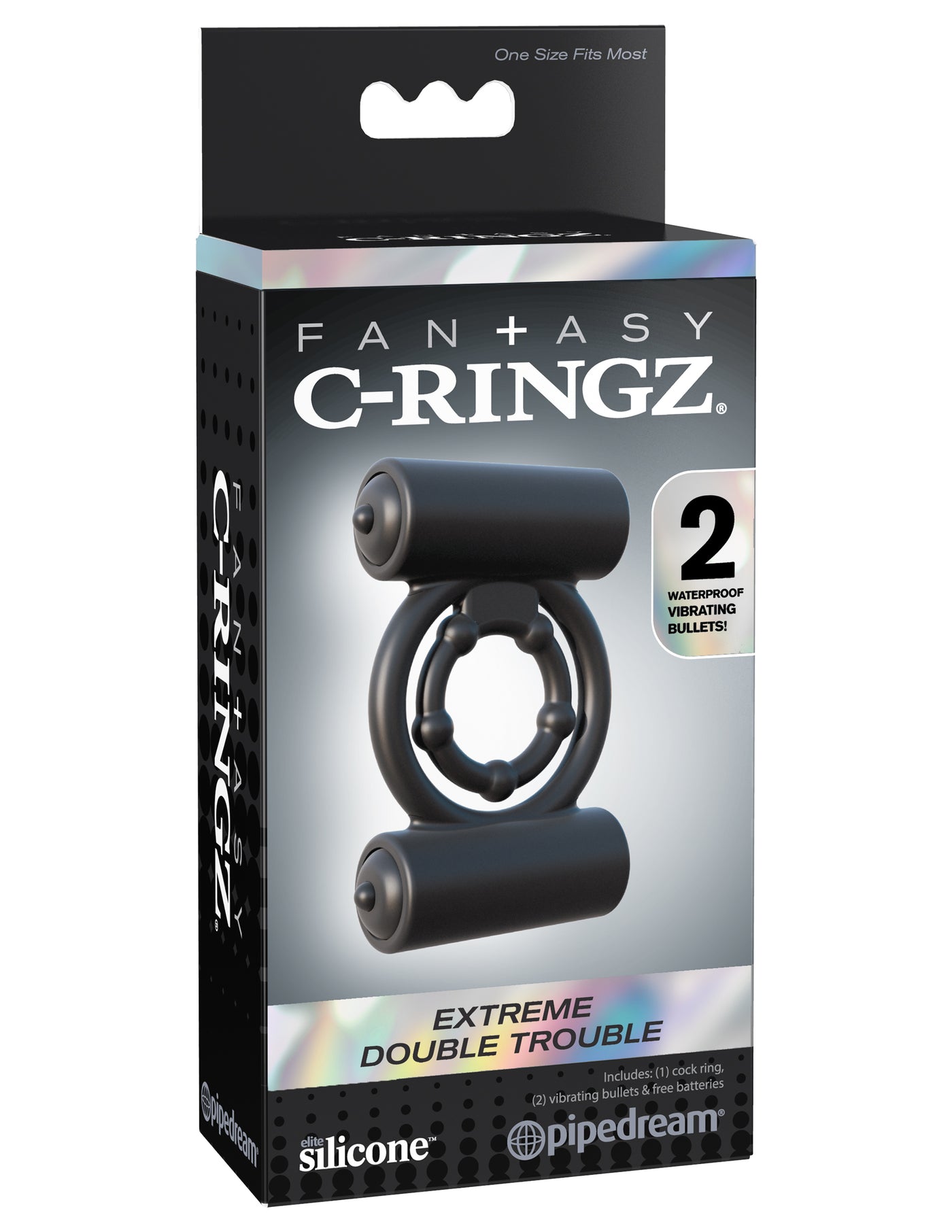 Fantasy C-Ringz Extreme Double Trouble - Black