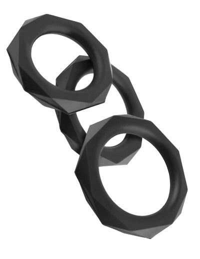 Fantasy C-Ringz Silicone Designer Stamina Set - Black