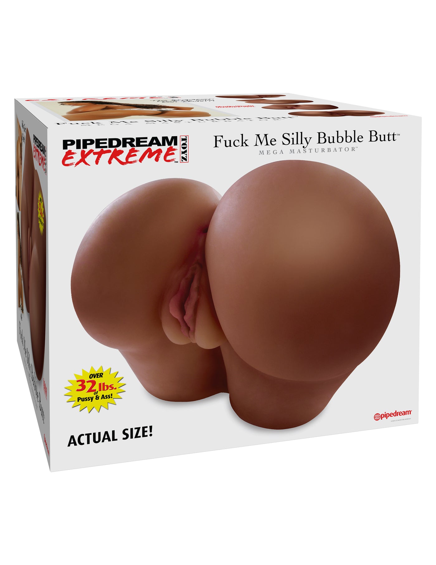 Pipedream Extreme Toyz Fuck My Silly Bubble Butt - Brown