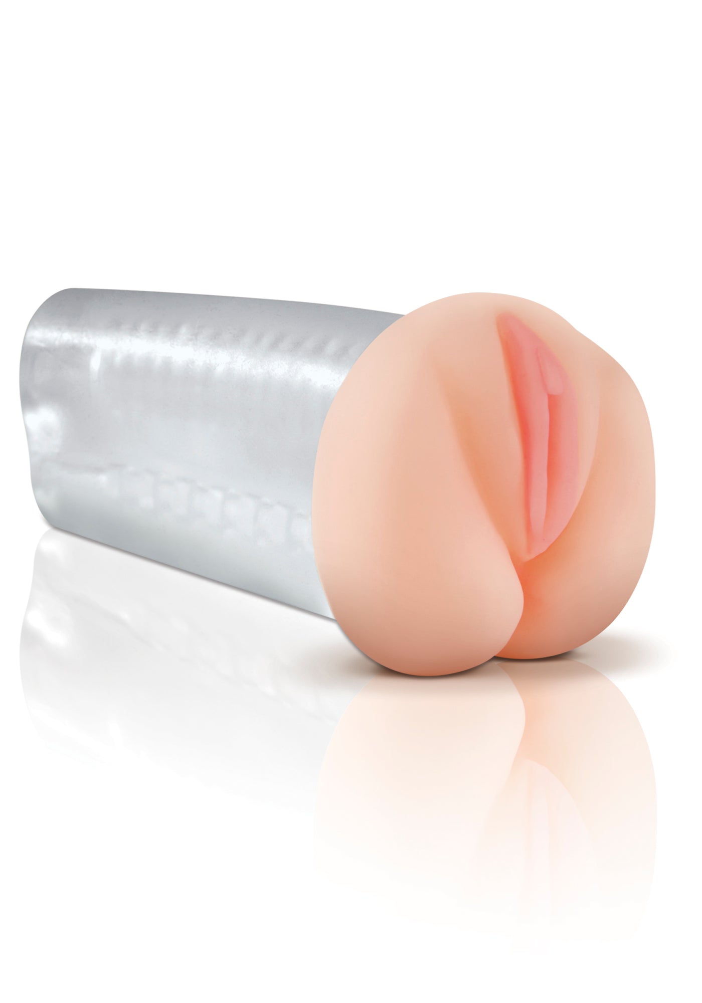 Pipedream Extreme Toyz Deluxe See-Thru Stroker - Clear/Pink